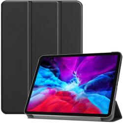 Cellect Apple iPad 12.9 2020 tablet tok, állvány funkció, Velúr belső, Fekete (TABCASE-IPAD129-BK)