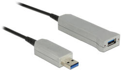 Delock Cablu optic activ USB 3.0-A mascul > USB 3.0-A mamă 20 m (83739)