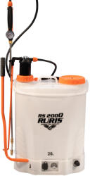 RURIS RS2000 akkumulátoros és kézi háti permetező, 12V, 8Ah, 20 liter, 5.5 bár, akku és töltővel (ru2000rs19)
