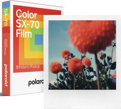 Polaroid színes SX-70 Film, fotópapír fehér kerettel, kamerához, 8db instant fotó (006004)