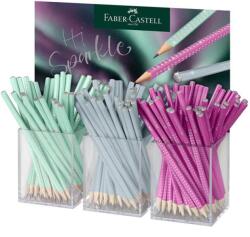 Faber-Castell Sparkle Aurora B háromszögletű grafitceruza display vegyes színek TFC118256 (TFC118256)