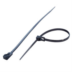  Kábelkötegelő oldható 200x4.8mm fekete 50db/csomag (1651274)