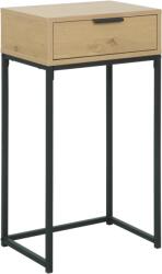 Kondela Kisasztal fiókkal, tölgy/fekete, LERTOS (0000415223)