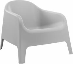 TEMPO KONDELA Rakásolható fotel, szürke, műanyag, SOKRA NEW (0000413526)