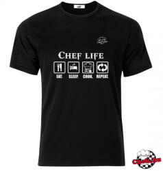 Chefs.hu Chef Life póló (12906) - chefs - 3 780 Ft