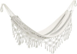 Outsunny Hamac Exterior Boem, Hamac de grădină Suspendat cu Franjuri și Sac de Transport extra-larg 288 x 150 cm, Bej | Aosom Romania (84A-196V00BG)