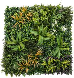 Outsunny Panouri perete iarbă, 100 x 100 cm decorațiune iarbă artificială cu legători, fundal verde | Aosom Romania (84J-221V00MX)