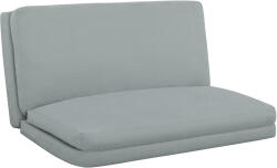 HOMCOM Canapea paresseux șezlong extensibil pliabil în 4 părți, greutate 240 Kg, 137, 5 x 85, 5 x 74 cm, gri deschis | Aosom Romania (83B-367V00LG)