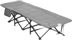 Outsunny Şezlong pliant de plajă cu buzunar lateral, suport pentru pahar și sac de transport, 68 x 190 x 48 cm, negru | Aosom Romania (84G-062V00BK)