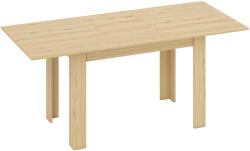HomCom Masa extensibilă, 140-180 cm, finisaj lemn natural, pentru 6-8 persoane | Aosom Romania (83A-280V00ND)