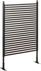 Outsunny Gard Modular Autoportant pentru Grădină din Oțel, 93x22x150 cm, Maro | Aosom Romania (844-646V01BN)