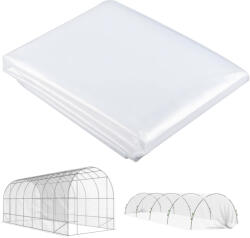 Outsunny Husă pentru seră din plastic, prelată pentru acoperirea plantelor, rezistentă la UV, impermeabilă, 7 x 8 m | Aosom Romania (84H-313V00CR)