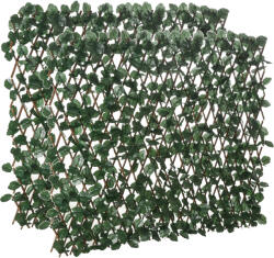 Outsunny Gard Artificial Extensibil cu 2 Secțiuni din Poliester și Ratan, 200x100 cm, Verde | Aosom Romania (844-658V00GN)