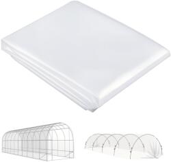 Outsunny Acoperire pentru seră din plastic, prelată pentru acoperirea plantelor, rezistentă la UV, rezistentă la apă, 8 x 10 m | Aosom Romania (84H-313V02CR)