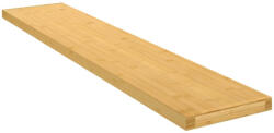 vidaXL Bambusz Fali Polc 100x20x4 cm