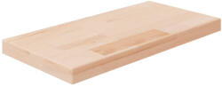 vidaXL Kezeletlen Tömör Tölgyfa Polclap 40 x 20 x 2, 5 cm