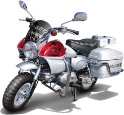 Fujimi Model de asamblat Fujimi Modern: Motociclete - Honda Monkey POLICE Bike, 1: 12 (FUJ141480)