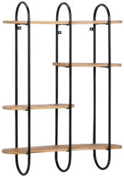 vidaXL Fali Polc 90x20x116, 5 cm Tömör Nyersfa Mango