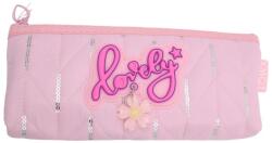  Tolltartó lányoknak flitterekkel és varrással H-143 rózsaszín (R143ROZ)