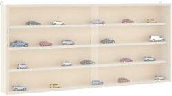 vidaXL Fa Gyűjtői Vitrin Ajtókkal 80x8, 5x37 cm