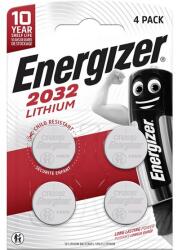 Energizer gombelem CR2032, lítium, 4db/csomag E304127205 (E304127205)