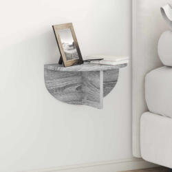 vidaXL Falpolc 2 Pcs Szürke Sonoma 38 x 19 x 19 cm Faanyag