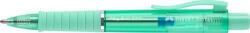 Faber-Castell Golyóstoll, 0, 34 mm, nyomógombos, mentazöld testszín, FABER-CASTELL Poly Ball View Aurora, kék (145767)