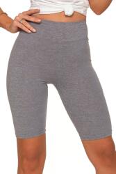 Moraj harisnyanadrág, rövid leggings, magas derék, kényelmes, grafitszürke poliészter, SM INTL