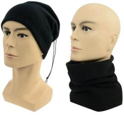 Sulov® Sulov Esarfa multifunctionala 2 in 1 Fleece neagra