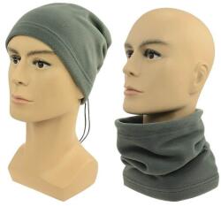 Sulov® Sulov Esarfa multifunctionala 2 in 1 Fleece gri
