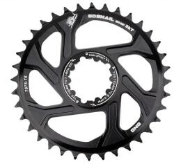 Spyral Speed MTB első lánckerék, 38T, narrow-wide, GXP direct mount, 6 mm offset, 10-12s, alumínium, fekete