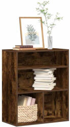 vidaXL könyvszekrény füstös tölgy 60x30x71, 5 cm szerelt fa