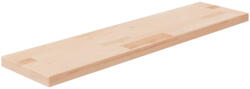 vidaXL Kezeletlen Tömör Tölgyfa Polclap 80 x 20 x 2, 5 cm