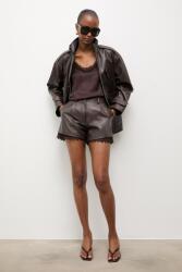 Answear. LAB rövidnadrág női bőr EIRA Unscripted kollekció - barna XL