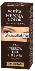 Verona Venita Henna Color Tartós Szemöldök És Szempilla Krémfesték Barna 2x15g