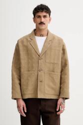 Kenzo blézer vászonkeverékből - bézs L
