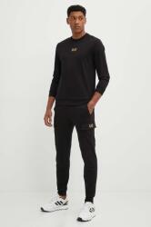 EA7 Emporio Armani pamut melegítőnadrág - fekete M - answear - 35 990 Ft