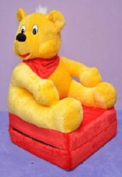  Plüss kinyitható fotel - Micimackó