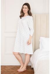 Camille Дамска блуза с дълъг ръкав Camille Womens Classic Organic Jersey Cotton Long Sleeve Nightdress - Ivory