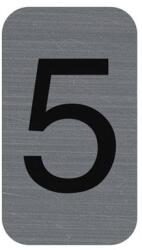 EXACOMPTA Információs tábla, öntapadó, 2, 5x4, 4 cm, alumíniumhatású, EXACOMPTA, 5-ös (67185E) - kellekanyagonline