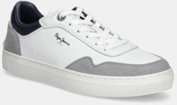 Pepe Jeans bőr sportcipő CAMDEN COLLAR M - fehér Férfi 45