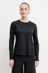 MM by Max Mara Max Mara Leisure hosszú ujjú - sötétkék M - answear - 35 990 Ft