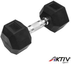 Trendy Hatszögletű gumírozott kézisúlyzó Trendy 7 kg (2081070) - aktivsport