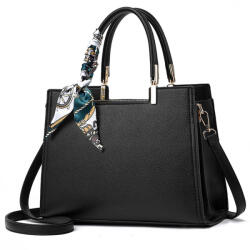 Dollcini Elegáns Női Műbőr Crossbody Táska - Vízálló, Praktikus - Fekete (430161)