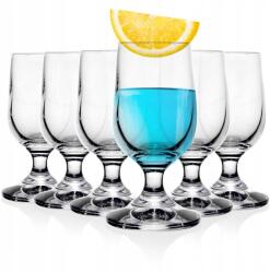 Krosno Vodkás Pohár Üveg Lábbal 20 ML 6 Db (4902248473744)