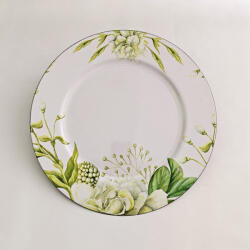  Húsvéti Tálca Műanyag Zöld Fehér 33 cm (QX676712)