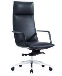 Antares Vezetői Forgószék Carlo H Fekete Bőr (AAD258)