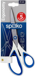 Spoko Irodai Olló Ergonomy 21 cm Kék-Fehér (S053702301)