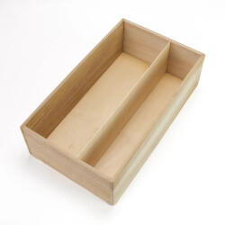  Decorolla Sütemény- és Virágkínáló Doboz Natúr Fa (C3244)