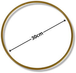  Decorolla Fém Karika Arany 30 cm (C4523A)
